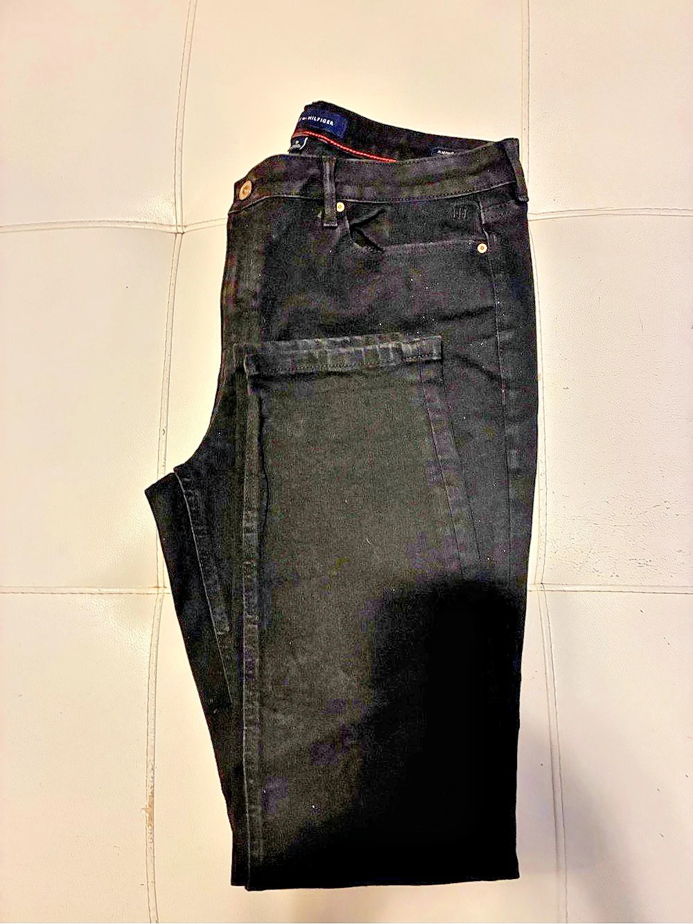 Tommy Hilfiger Amherst Skinny Black Skinny Jeans Waist 12 Like New
